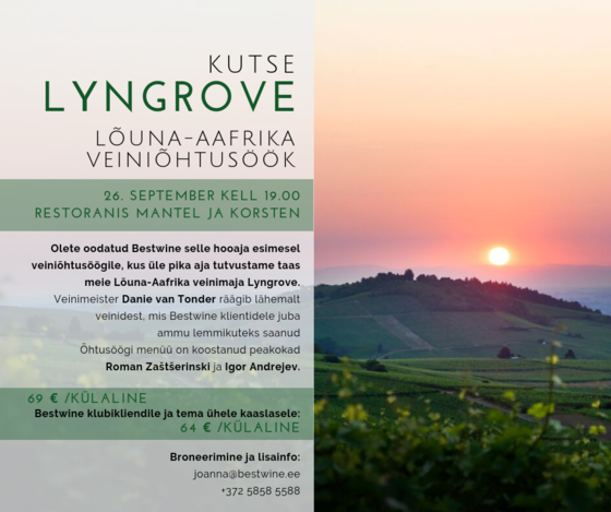 Lyngrove veiniõhtusöök_Mantel ja Kortsen_26_09_19