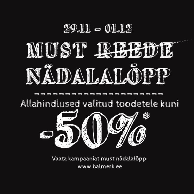 must nädalalõpp