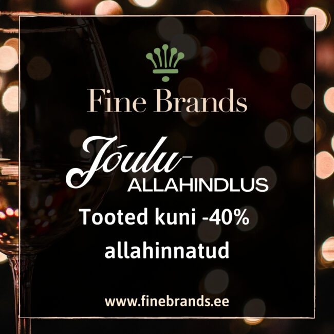 Jõuluallahindlus Finebrands