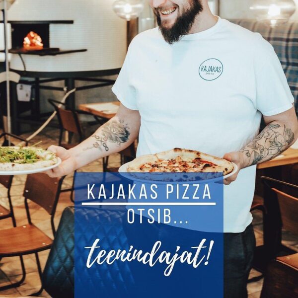 Kajakas Pizza otsib teenindajat! Kui oled suur Itaalia toidu austaja, siis kandideeri!