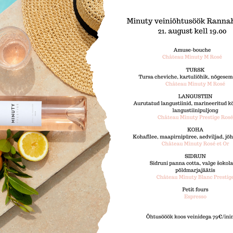 MINUTY VEINIÕHTUSÖÖK KOOS VINSDEFRANCE’GA