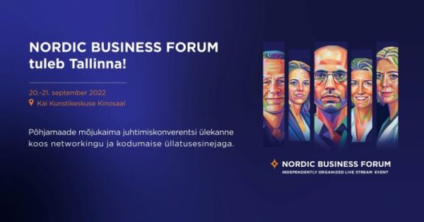 Eripakkumine ESA liikmetele Nordic Busines Forum 2022 Tallinnas