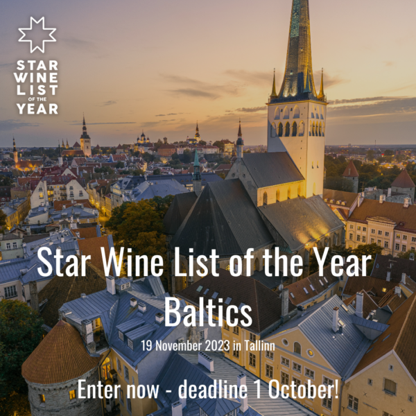 Star Wine List to celebrate top wine lists in the Baltics!