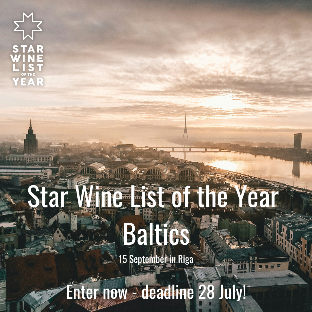 Star Wine List of the year Baltics 2024