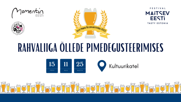 Rahvaliiga õllede pimedegusteerimises 2025