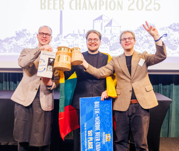 Weihenstephan Baltic-Nordic Beer Champion 2025 on Tomas Josas