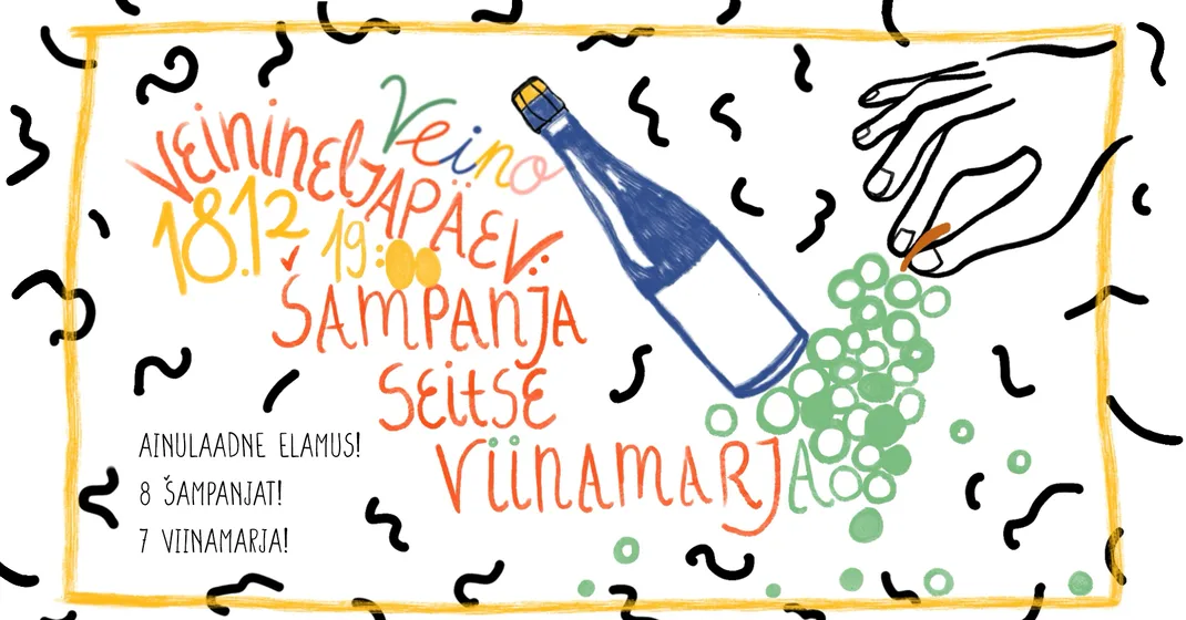 Seitse viinamarja Veino