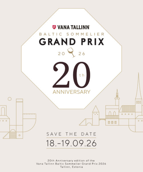 Vana Tallinn Sommelier Grand Prix tähistab 20. juubelit 18.-19.09.26